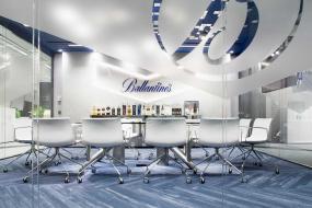 高端企业文化背景墙装修效果图