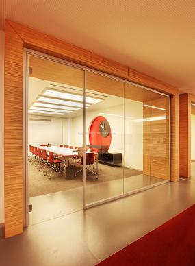 智能会议室装修实物图片