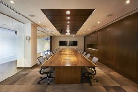 智能会议室装修实景图片