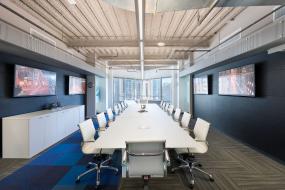 智能会议室装修高清效果图