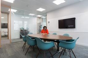 视频会议室装潢效果图