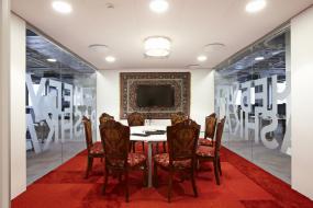 高档视频会议室装修效果图