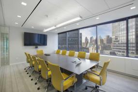 视频会议室装潢设计效果图片