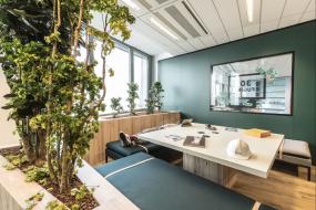 高端办公室植物装修图片