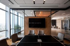 会议室大屏装饰效果图