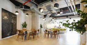 办公室绿植装修实景图片