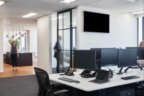 办公室绿植摆放设计效果图