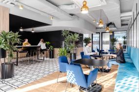 办公室绿植摆放装饰装修效果图