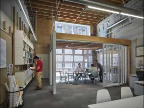 办公会议桌装修实景图图片