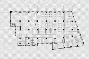 办公室平面布局设计装修效果图