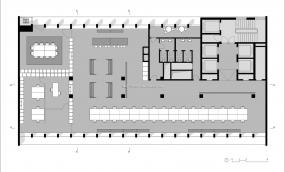 办公室平面布局装饰设计效果图片