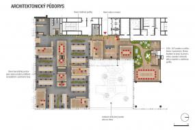 最新办公室平面布局装修设计效果图