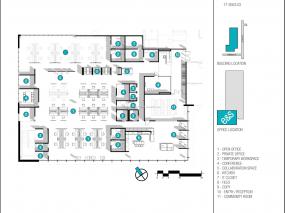 最新办公室装修平面设计装修图片