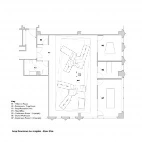 办公室平面布局装修图片