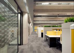 办公高隔断装修实景图图片