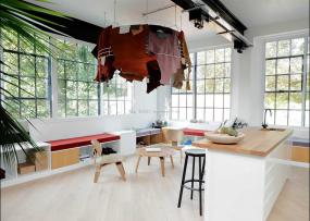 办公室茶水间装潢效果图