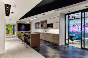 办公高隔断设计装饰效果图