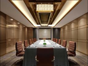 上海会议室装修设计效果图片库