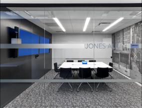 会议室办公桌椅装修实物图片