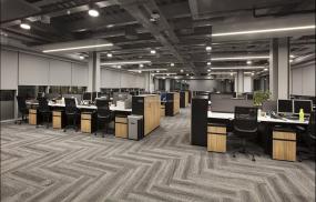 上海办公室设计装修实物图片