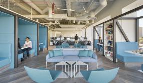 办公室墙体设计装饰图片