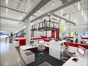 上海高档办公室装修效果图