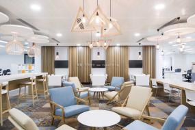 最新上海办公室地板装饰效果图