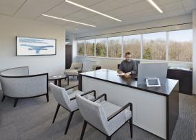 大公司董事长办公室装修实景图图片