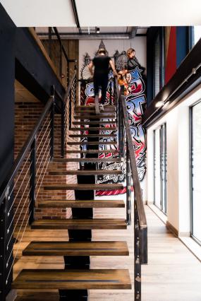 办公室地砖装潢效果图片