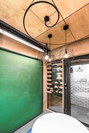 2018办公室玻璃隔墙装修效果图