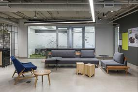 办公室成品隔断效果图