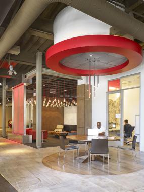 室内设计办公室装潢效果图片