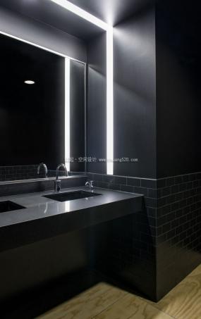 高档公共卫生间装修图片