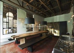 办公室生态木吊顶装修高清效果图