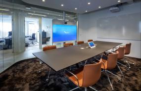 办公室矿棉板吊顶装潢图片