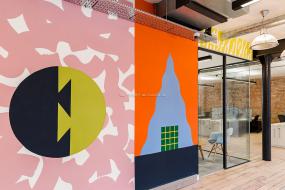 办公室走道吊顶装修实景图片