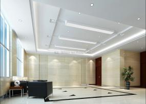 2018办公楼大厅装修效果图