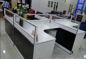 屏风办公桌装修实景图图片