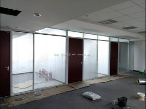 高端办公室屏风装修图片