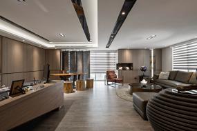 老总办公室石膏板吊顶效果图