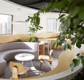 最新公司接待室装饰效果图片