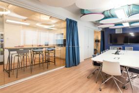 矿棉板办公室装修高清效果图