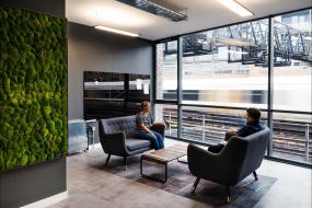 矿棉板办公室装潢效果图