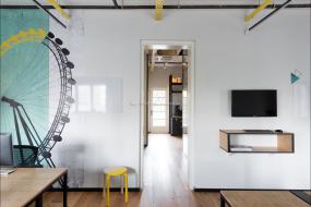 2018石膏板办公室隔断装修效果图