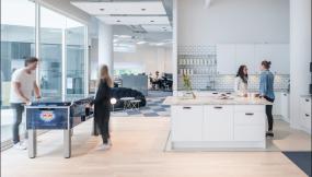 办公室成品玻璃隔断装饰效果图片库