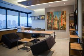 公司经理办公室效果图