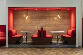 环保公司办公室装修实景图片