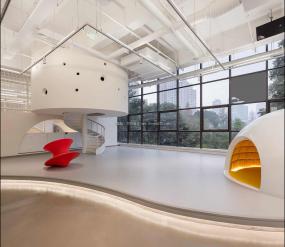 亲子主题餐厅装修装潢效果图