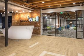 办公室地板拼花装潢效果图片