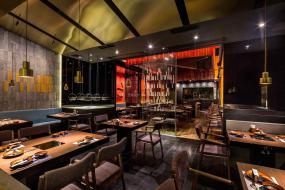 中式主题餐厅装饰设计效果图